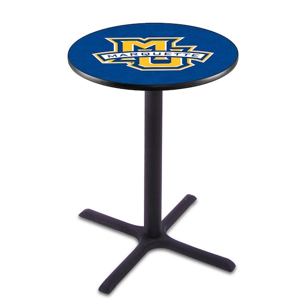 42" Blk Wrinkle Marquette Pub Table